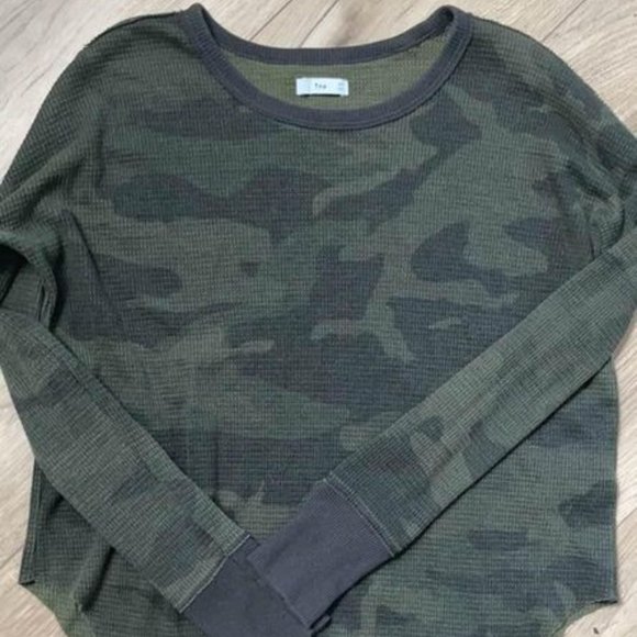 Aritzia TNA Waffle Knit Top - XSmall - Picture 1 of 2